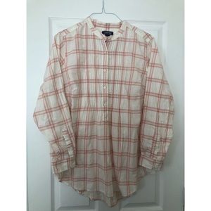 Lands’ End Flannel Inspired Blouse